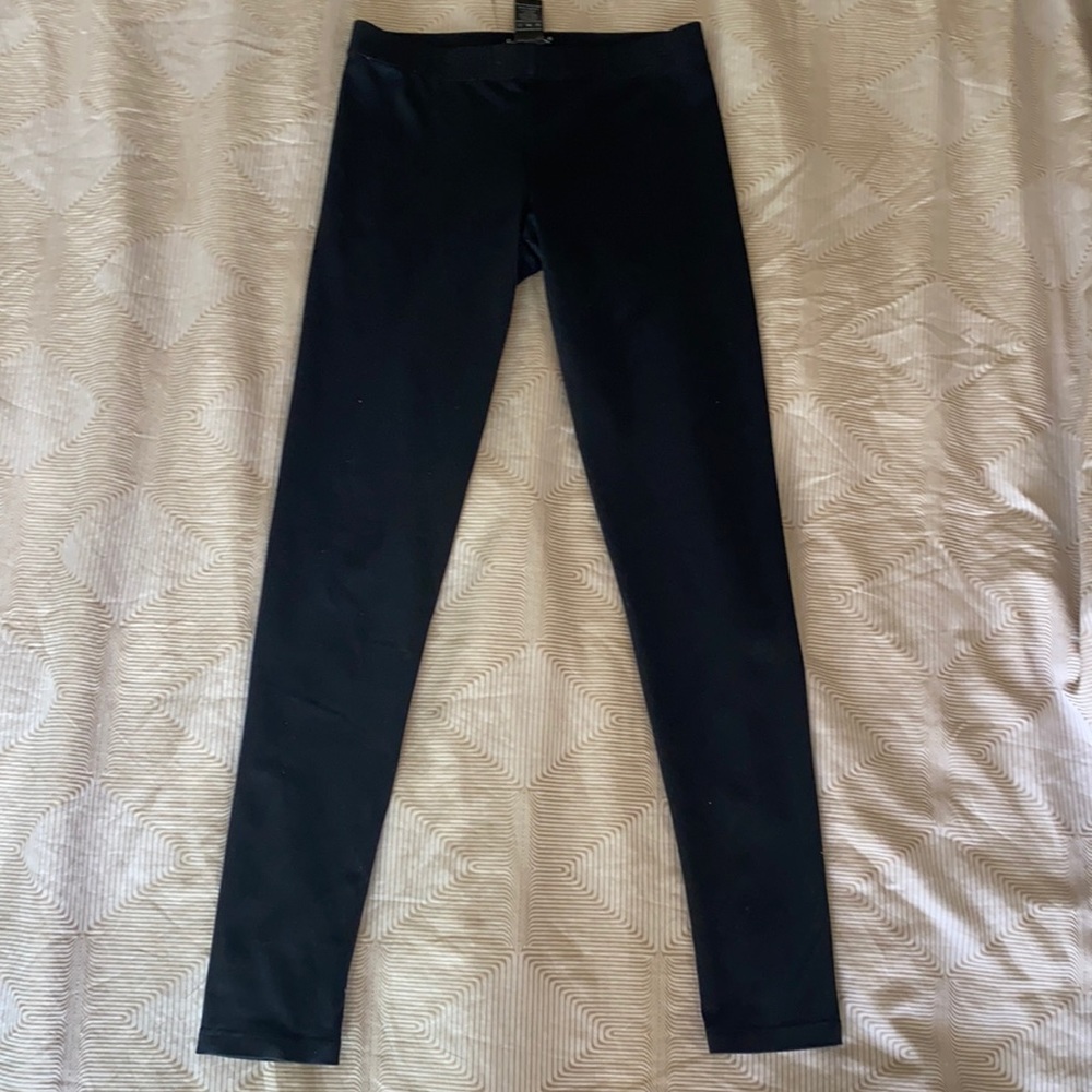David Lerner Coated Classic Legging Black Small